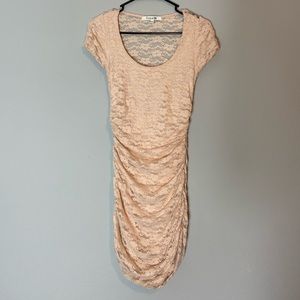 Forever 21 S Pink Floral Lace Pattern Dress